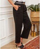 Pantalon 100% Lin Jarvis noir