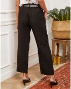 Pantalon 100% Lin Jarvis noir