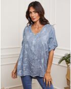 Top 100% Lin Jerubi indigo