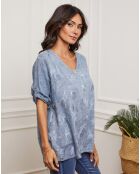 Top 100% Lin Jerubi indigo