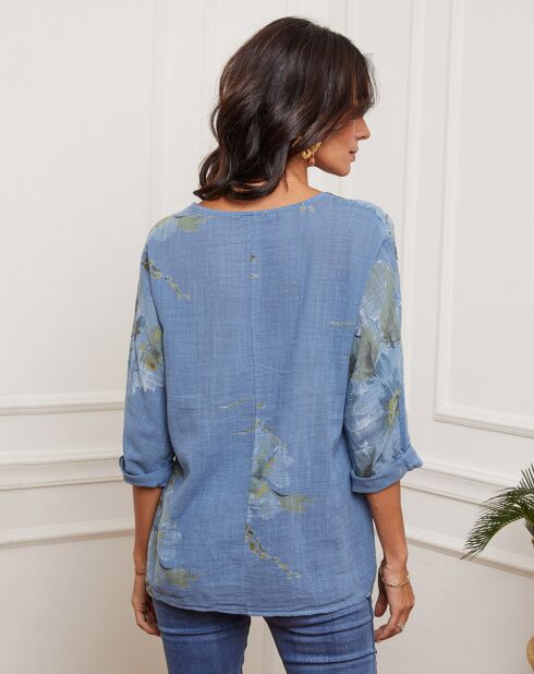 Blauwe jeanstop van Johnson