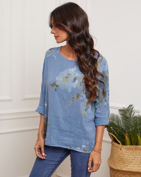 Blauwe jeanstop van Johnson