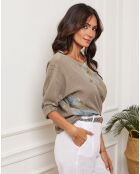 Top Johnson taupe