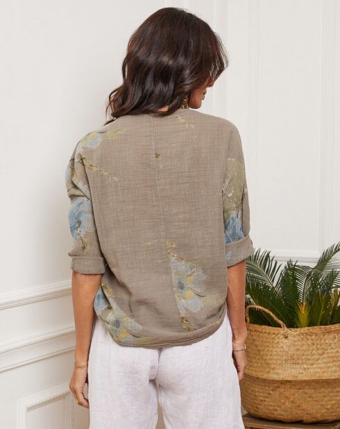 Top Johnson taupe
