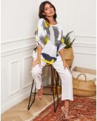 Blouse 100% Lin Krik blanche
