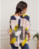 Blouse 100% Lin Krik rose
