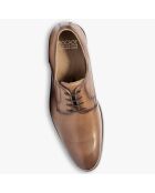 Derbies en Cuir Leonardo camel