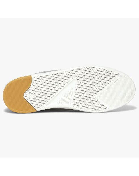 Baskets montantes en Velours de Cuir Hadrien grises