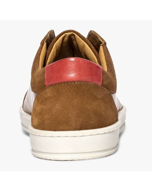 Sneakers Kerrien in pelle cognac