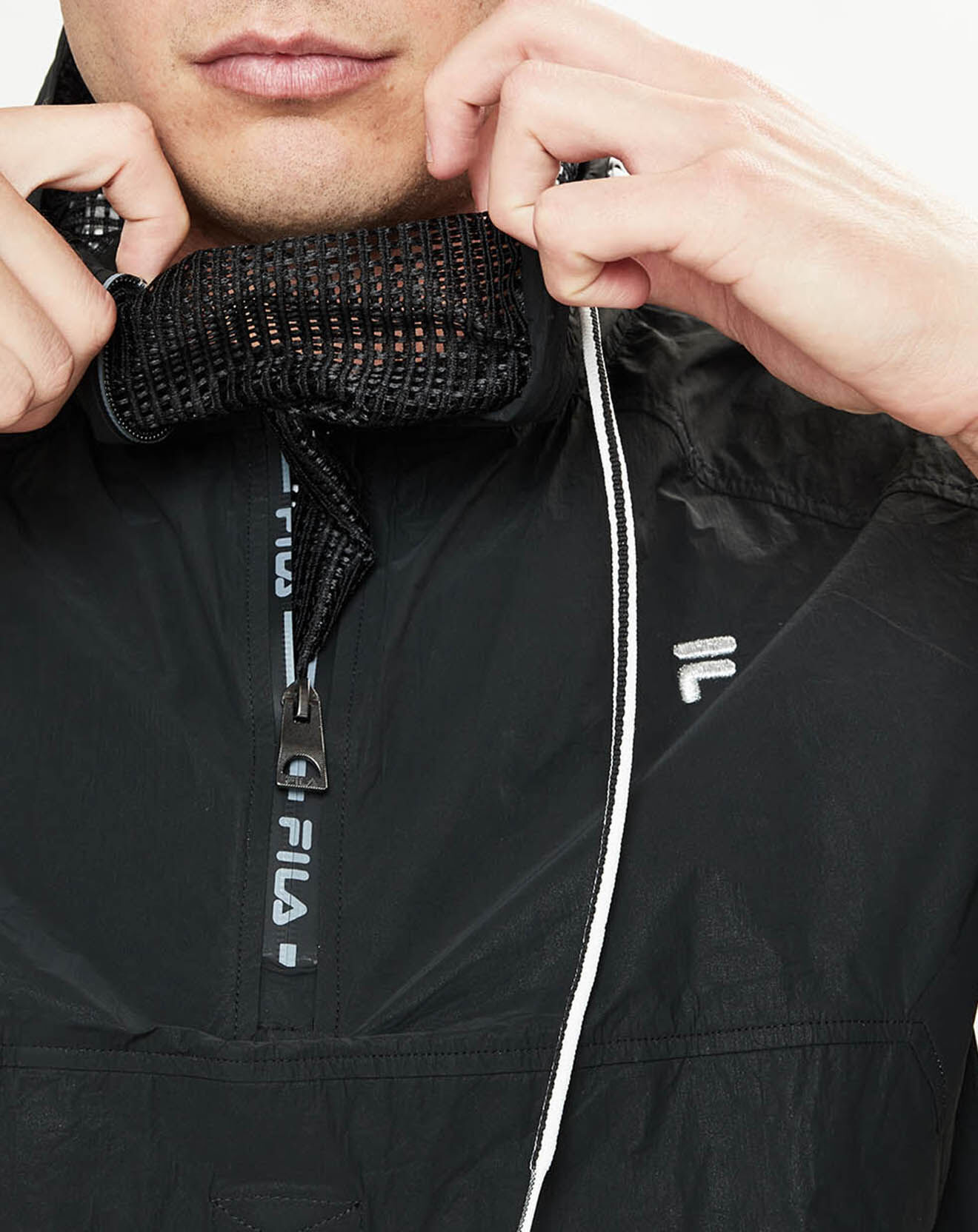 Vintage Fila Coupe Vent Fila Noir Veste Coupe Vent Fila Outlet