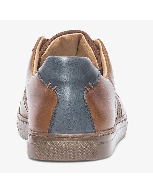 Sneakers Kessy in pelle marrone