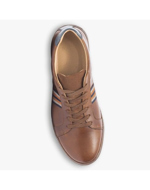 Sneakers Kessy in pelle marrone