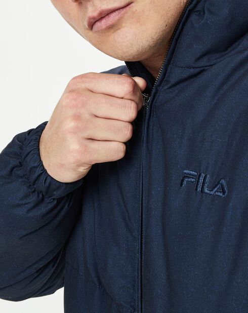 Doudoune Puffa bleu foncé denim