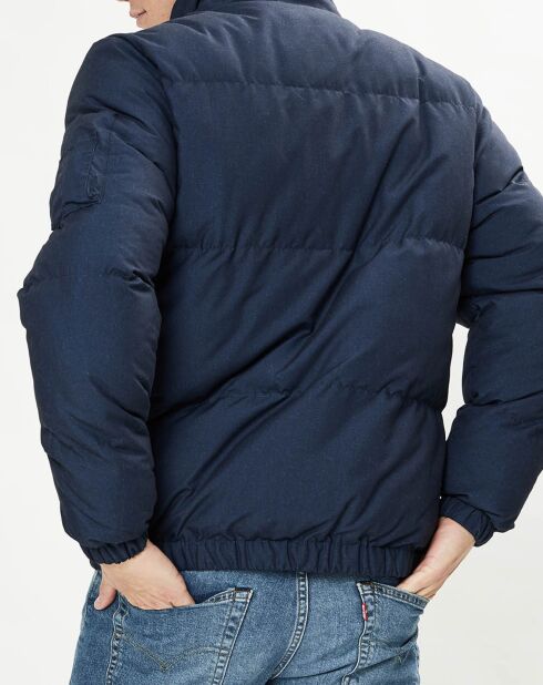 Doudoune Puffa bleu foncé denim