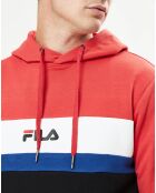 Sweat Radomir Hoody rouge/noir/blanc/bleu