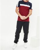 T-Shirt Anastas marine/blanc/bordeaux