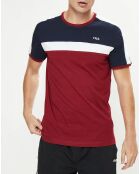 T-Shirt Anastas marine/blanc/bordeaux