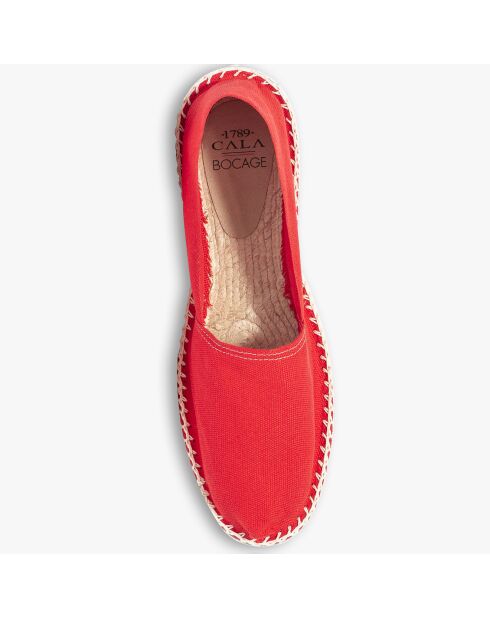 Espadrilles en Toile Jeremy rouges