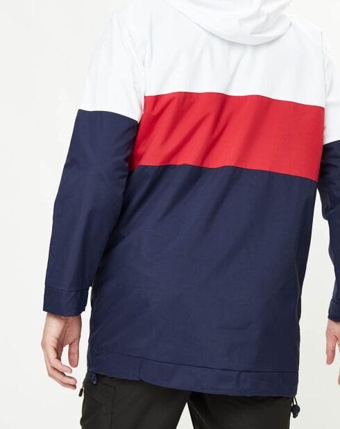 Veste longue à enfiler Onassis marine/blanc/rouge