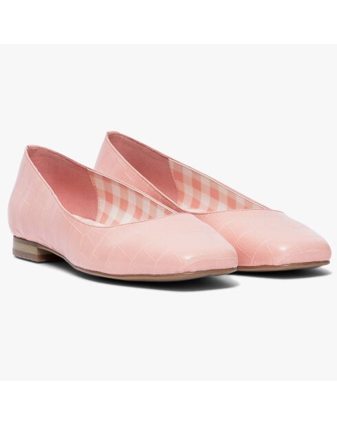 Ballerines en matière recyclée Boris rose bonbon