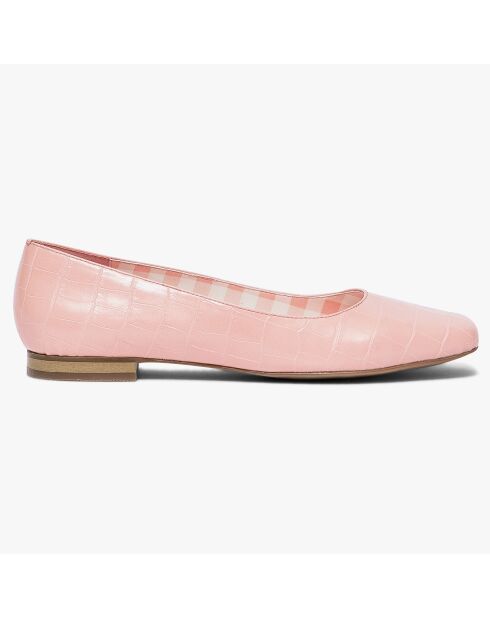 Ballerines en matière recyclée Boris rose bonbon