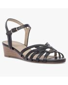 Sandales en Cuir Robinson noires