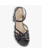 Sandales en Cuir Robinson noires