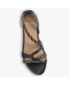 Sandales en Cuir Janna noires