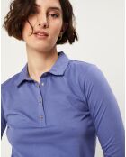 T-Shirt polo Tina bleu violet