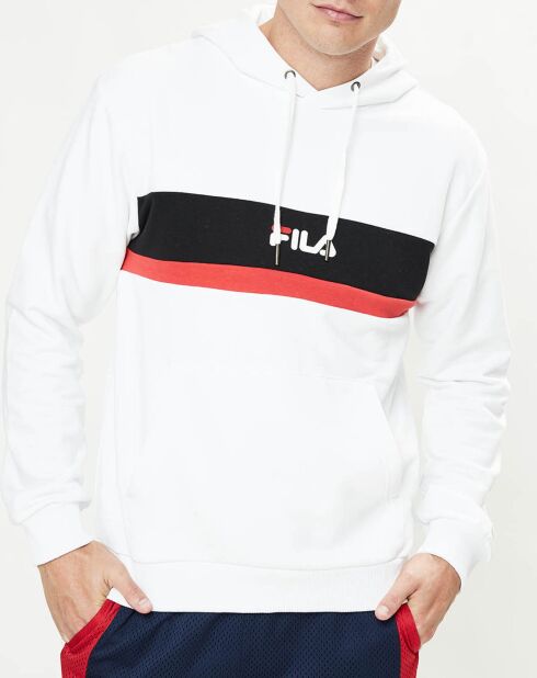 Sweat Radomir Hoody blanc/noir/rouge