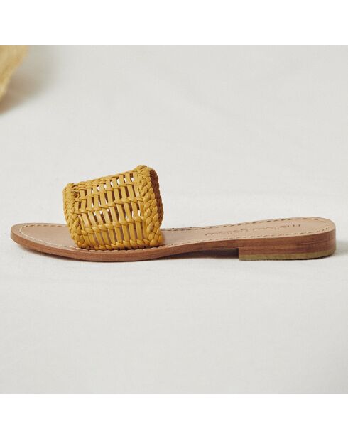 Sabot in pelle Betty gialli