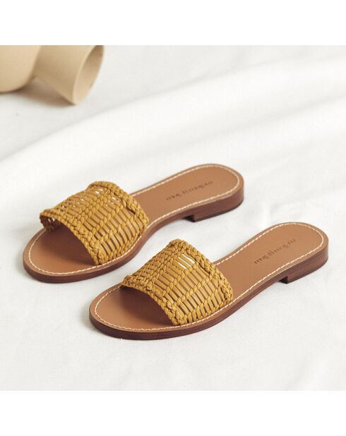 Sabot in pelle Betty gialli