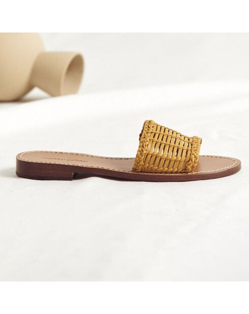 Sabot in pelle Betty gialli