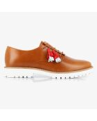 Derbies en Cuir Hoce camel