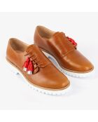 Derbies en Cuir Hoce camel