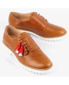 Derbies en Cuir Hoce camel