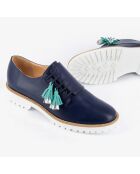 Derbies en Cuir Hoce marine