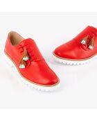 Derbies en Cuir Hoce rouges