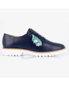 Derbies en Cuir Hoce marine