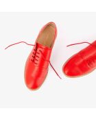 Derbies en Cuir Hoce rouges