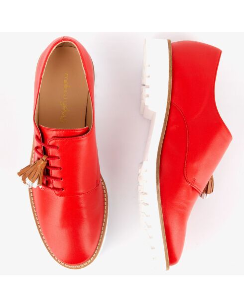 Derbies en Cuir Hoce rouges