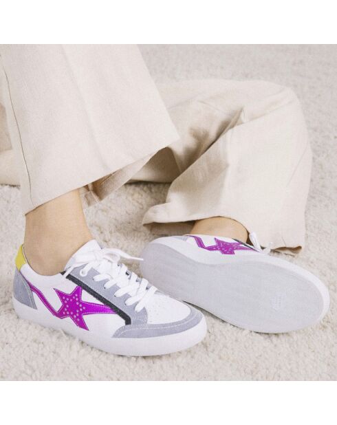 Baskets en Cuir Betsie grises