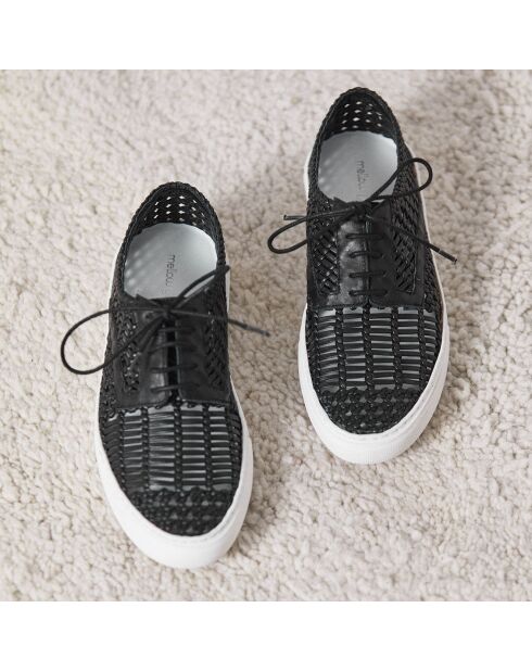 Baskets en Cuir Bea noires