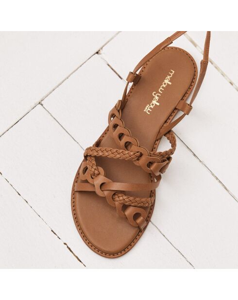 Sandali Lola Cognac in pelle