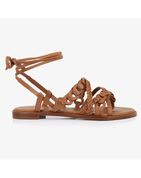 Sandali Lola Cognac in pelle