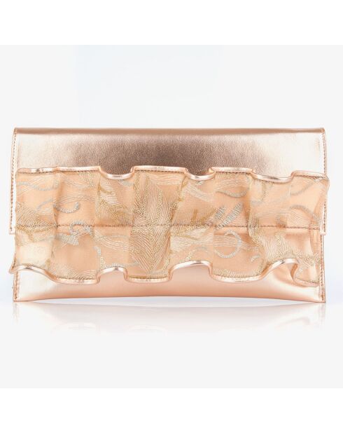 Pochette en Cuir Fymariage rose clair - 30x17 cm