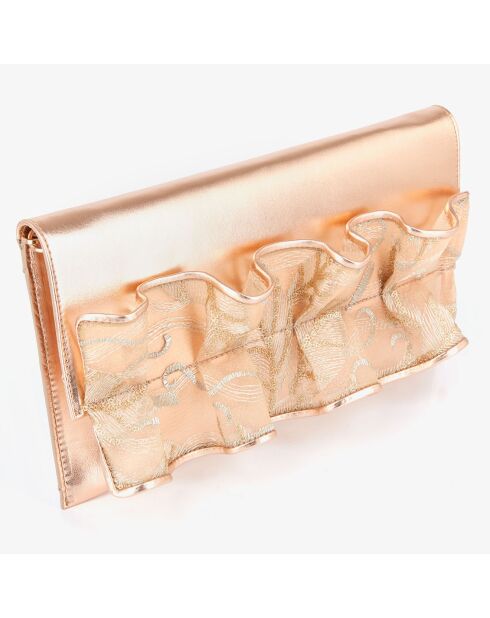 Pochette en Cuir Fymariage rose clair - 30x17 cm