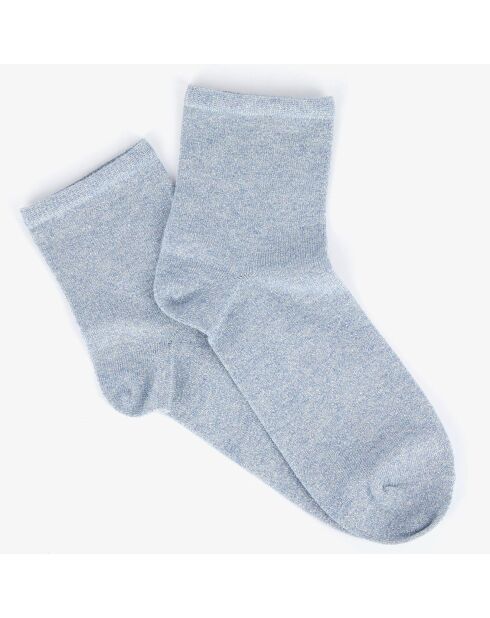 Chaussettes Adorée bleu clair