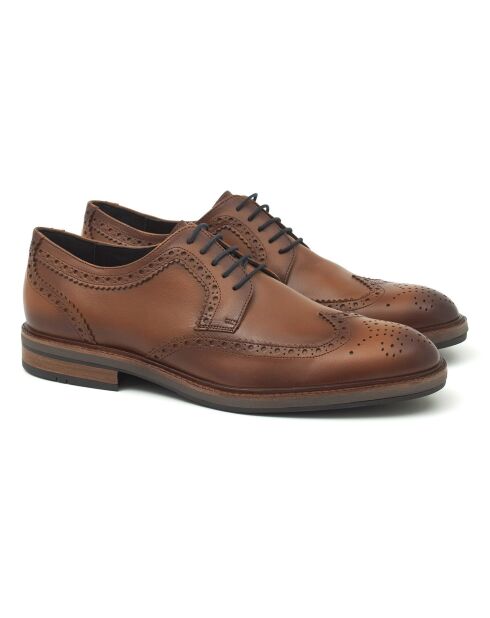 Derbies en Cuir Homa marron