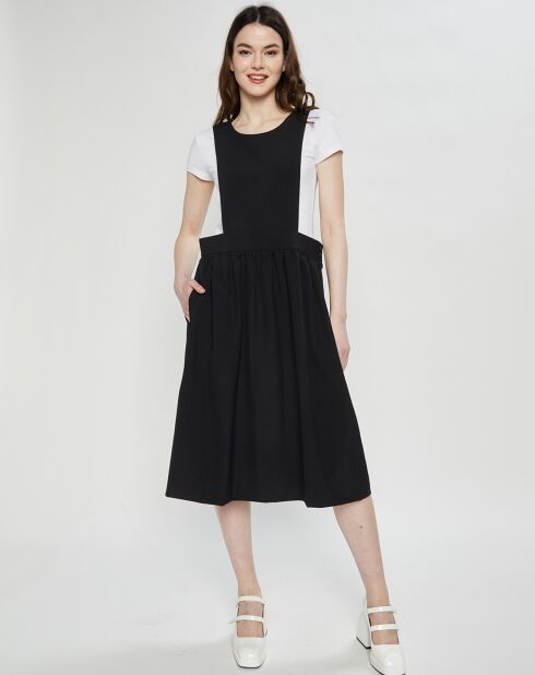 Robe ouverte 100% Laine noire